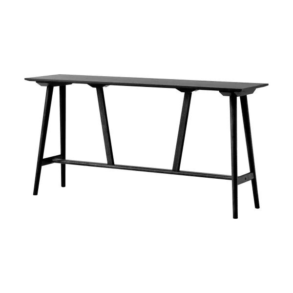 &Tradition Table de bar In Between SK25 Counter Table 190x50x95 cm Chêne laqué noir