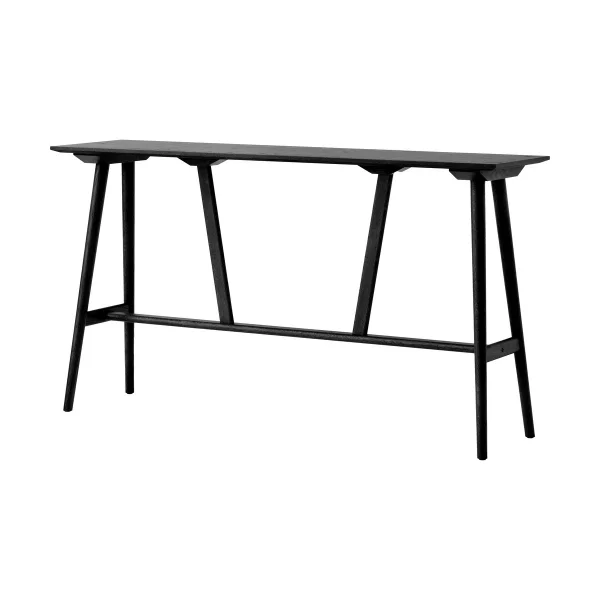 &Tradition Table de bar In Between SK27 Bar Table 190x50x105 cm Chêne laqué noir