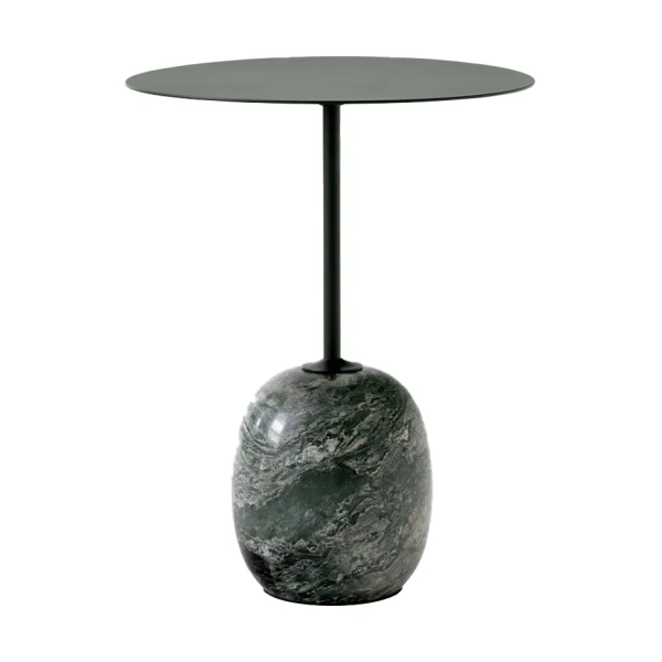 &Tradition Table Lato LN8 Deep Green-Verde Alpi Marble