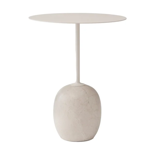 &Tradition Table Lato LN8 Ivory white-Crema diva marble