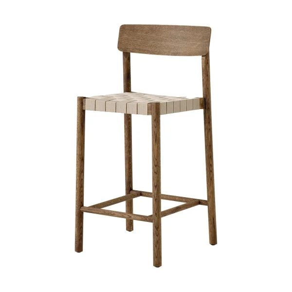 &Tradition Tabouret de bar Betty TK12 Counter Chair 65 cm Lin naturel-chêne fumé