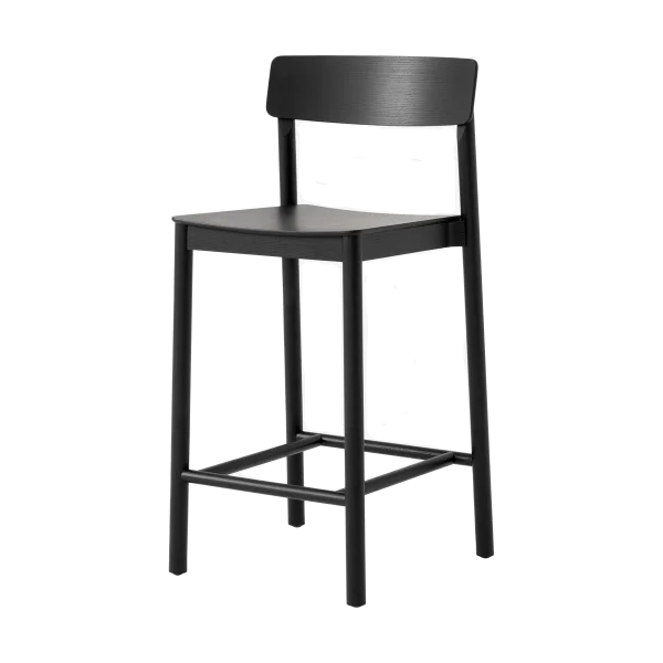 &Tradition Tabouret de bar Betty TK13 Counter Chair 65 cm Frêne laqué noir