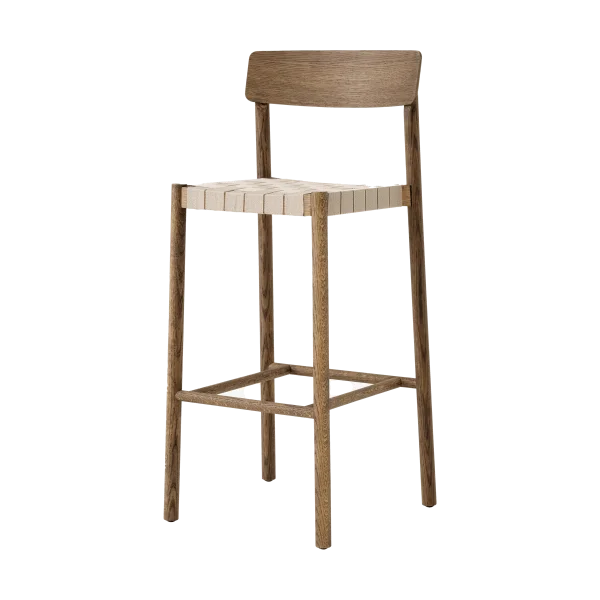 &Tradition Tabouret de bar Betty TK15 Bar Chair 75 cm Chêne fumé-lin naturel