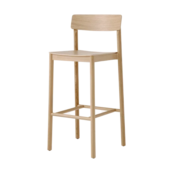 &Tradition Tabouret de bar Betty TK16 Bar Chair 75 cm Chêne laqué