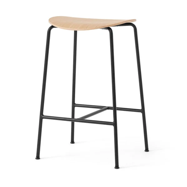 &Tradition Tabouret de bar Pavilion AV37 68 cm Black-lacquered oak