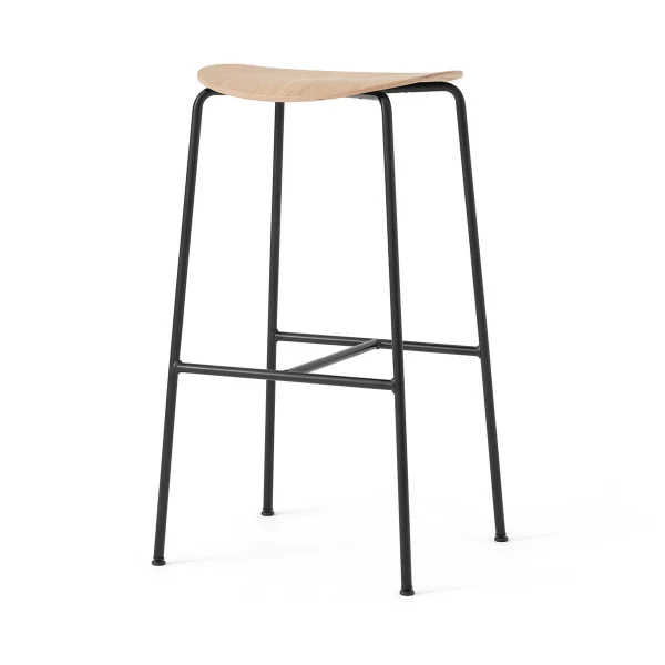 &Tradition Tabouret de bar Pavilion AV38 79 cm Black-lacquered oak