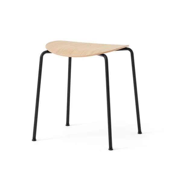 &Tradition Tabouret Pavilion AV36 Black-lacquered oak