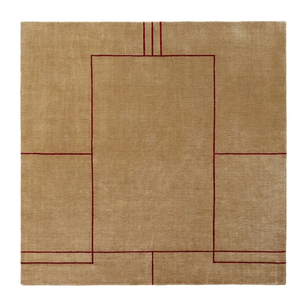 &Tradition Tapis Cruise AP11 240x240 cm Bombay Golden Brown