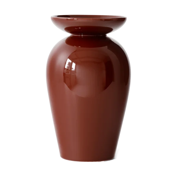 &Tradition Vase Momento JH47 24 cm Red brown
