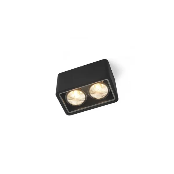 Trizio21 - Code 2 Out Plafonnier (IP55) Noir Trizo21