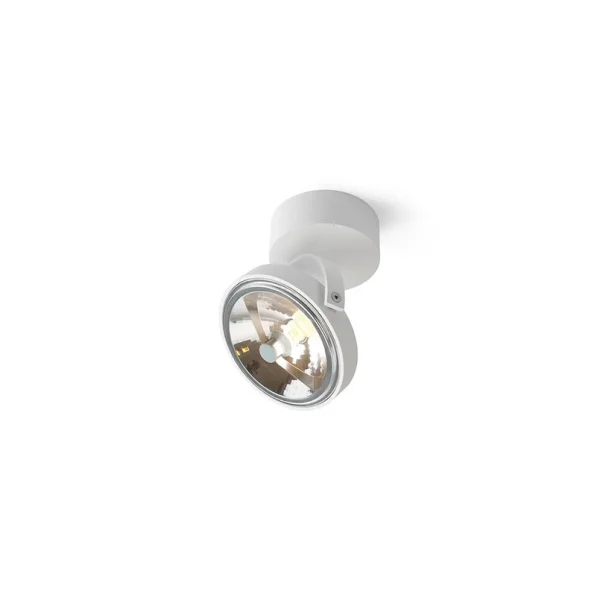 Trizio21 - Pin-Up 1 Rond Plafonnier Blanc Trizo21