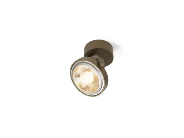 Trizio21 - Pin-Up 1 Rond Plafonnier Bronze Trizo21