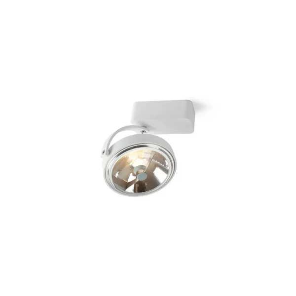 Trizio21 - Pin-Up 1 Square Plafonnier Blanc Trizo21