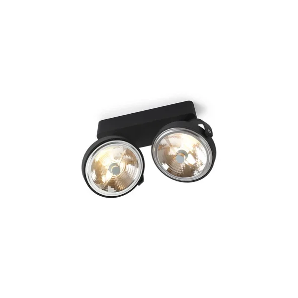 Trizio21 - Pin-Up 2 Plafonnier Noir Trizo21