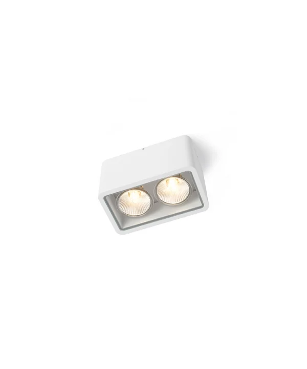 Trizo21 - Code 2 Out Plafonnier (IP55) Blanc