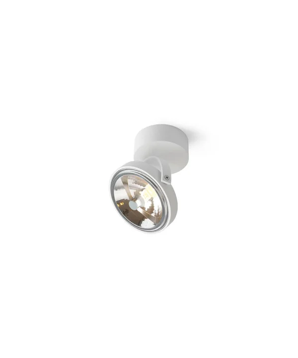 Trizo21 - Pin-Up 1 Rond Plafonnier Blanc