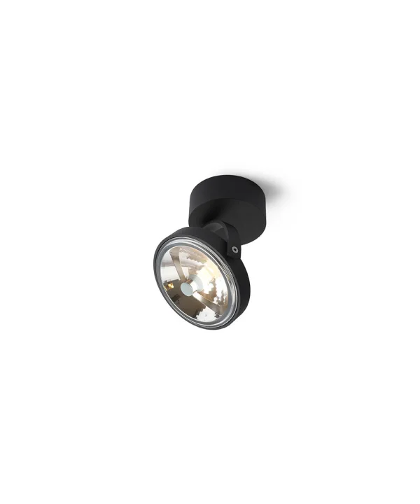 Trizo21 - Pin-Up 1 Rond Plafonnier Noir