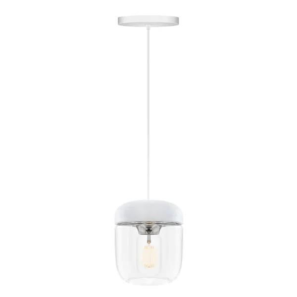 Umage Abat-jour Acorn blanc acier poli