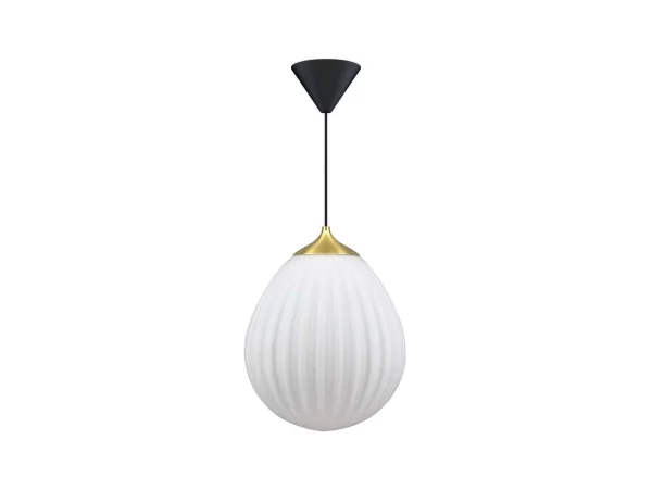 UMAGE - Around the World Suspension Medium White/Brass/Black