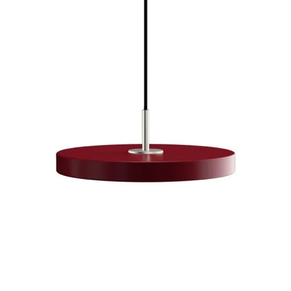 UMAGE - Asteria Suspension Mini Ruby Red/Steel Top