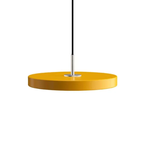 UMAGE - Asteria Suspension Mini Saffron Yellow/Steel Top