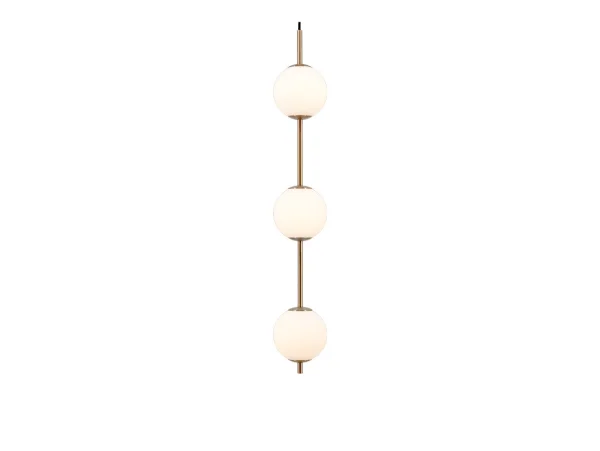 UMAGE - Audrey 3 Suspension Brass/White Opal