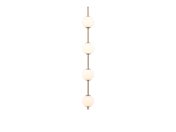 UMAGE - Audrey 4 Suspension Brass/White Opal