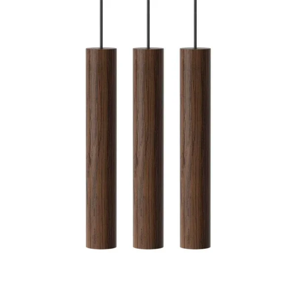 UMAGE - Chimes Cluster 3 Suspension Dark Oak