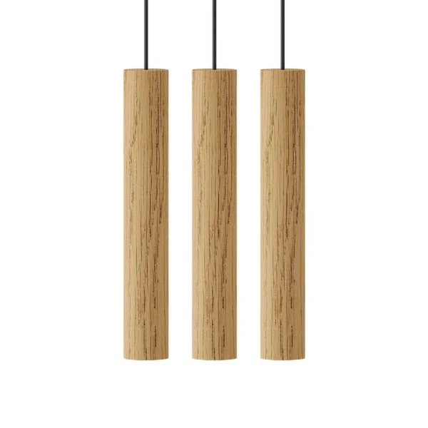 UMAGE - Chimes Cluster 3 Suspension Oak