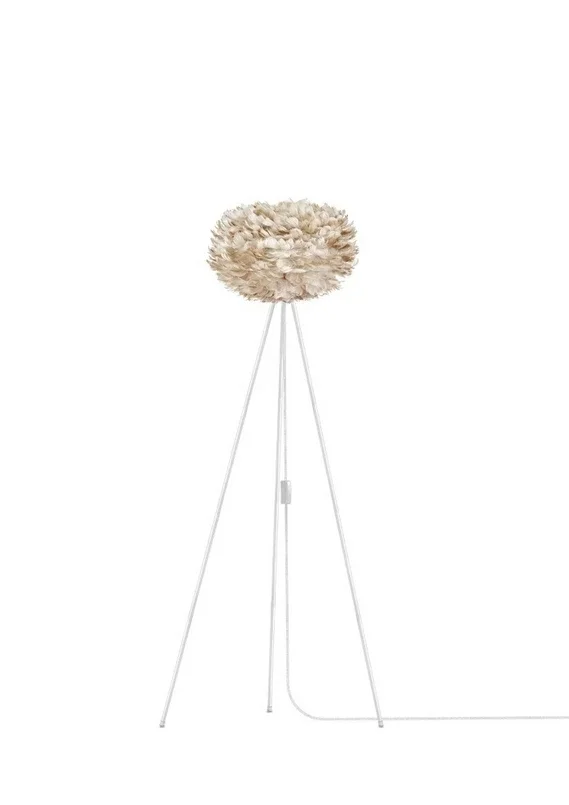 UMAGE - Eos Lampadaire Medium Clair Marron/Blanc