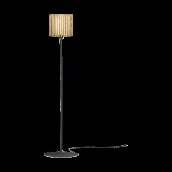 Umage Lampadaire Komorebi medium Chêne circulaire-Noir