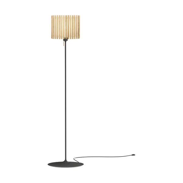 Umage Lampadaire Komorebi medium Chêne rectangulaire-Noir