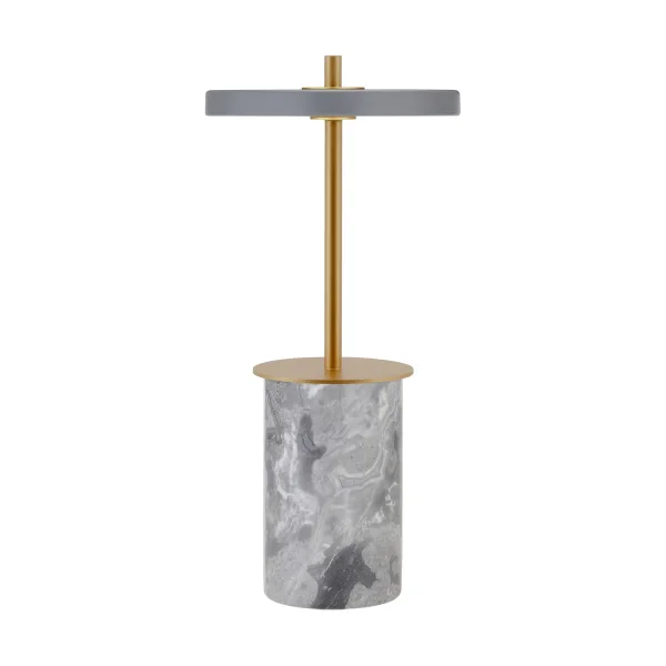 Umage Lampe de table Asteria Move Mini Ø12x25,5 cm Grey Marble-brass
