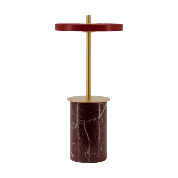 Umage Lampe de table Asteria Move Mini Ø12x25,5 cm Red marble