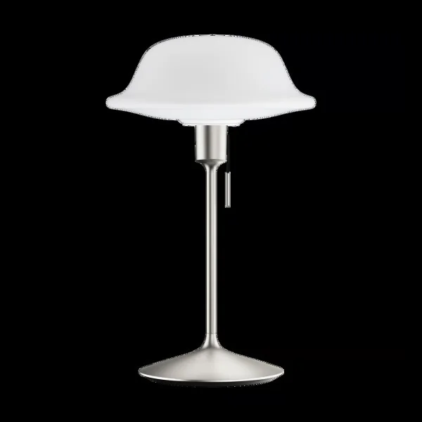 Umage Lampe de table Butler Blanc-Acier brossé