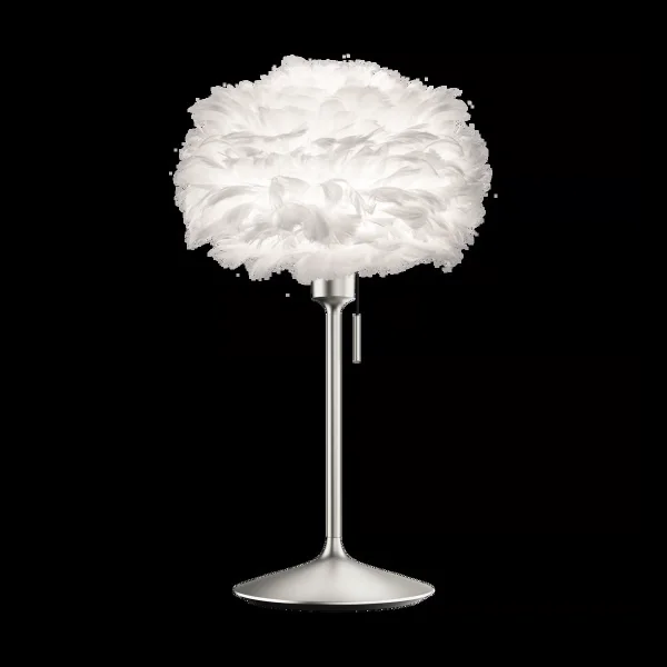 Umage Lampe de table Eos mini Blanc-Acier brossé