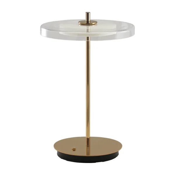 UMAGE - Luminaire LED rechargeable Asteria MOVE laiton brillant verre/métal