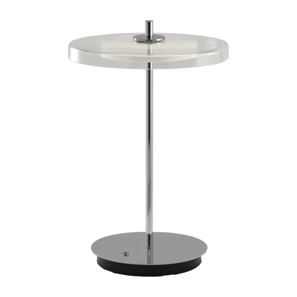 UMAGE - Luminaire rechargeable LED Asteria MOVE acier poli verre/métal