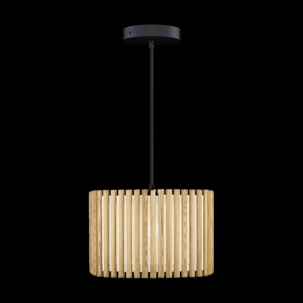 Umage Suspension Komorebi large Chêne carré-Noir