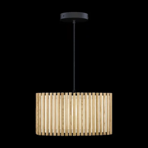 Umage Suspension Komorebi large Chêne rectangulaire-Noir