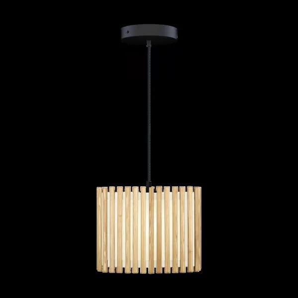 Umage Suspension Komorebi medium Chêne rectangulaire-Noir