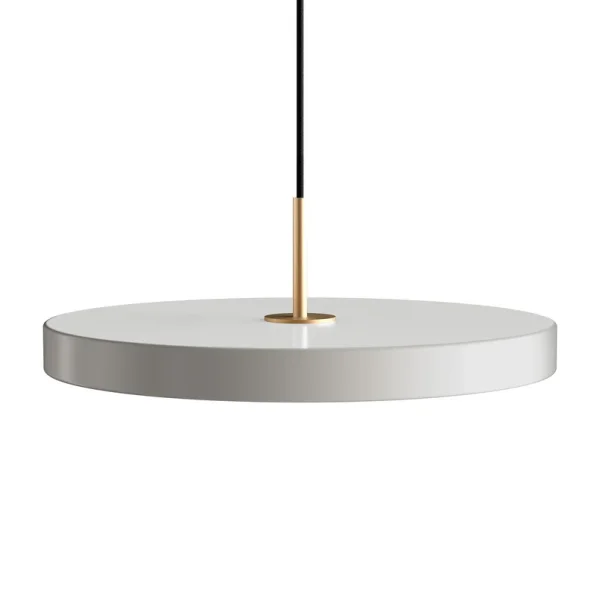 UMAGE - Suspension LED Asteria Medium gris clair/laiton 43 cm