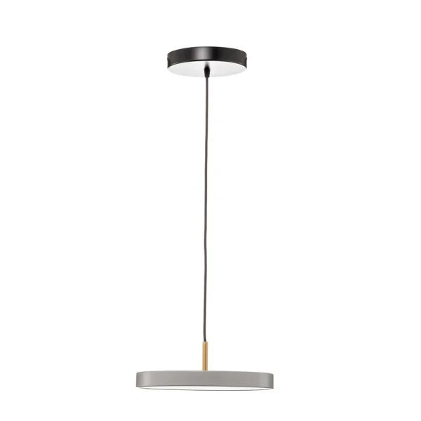 UMAGE - Suspension LED Asteria Mini gris clair/laiton Ø 31 cm