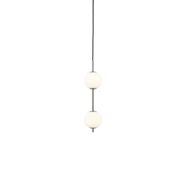 UMAGE - Suspension LED Audrey, couleur acier, à 2 lampes, Ø 12 cm