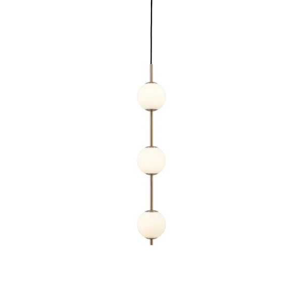 UMAGE - Suspension LED Audrey, couleur laiton, à 3 lampes Ø 12 cm