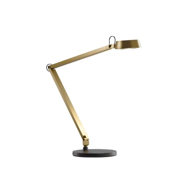 Unknown - Dark T2 Lampe de Table avec Base Brass LIGHT-POINT