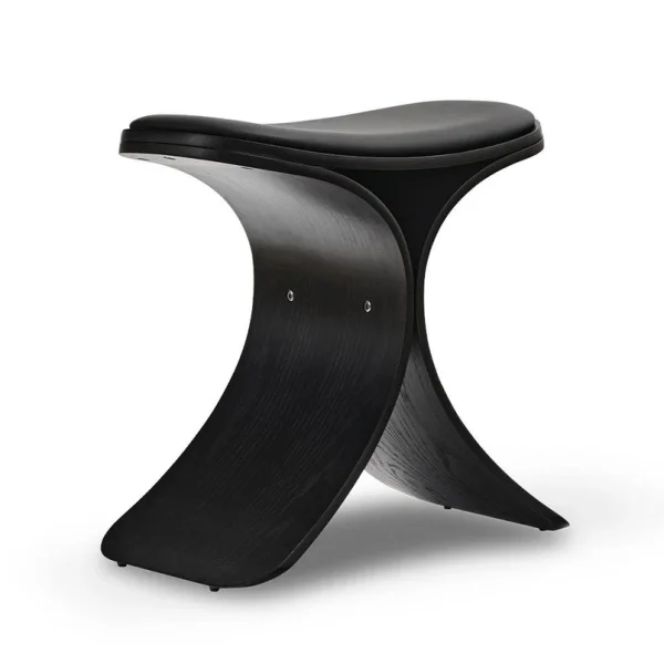 Unknown - Luno Tabouret Noir Chêne/Noir GEJST