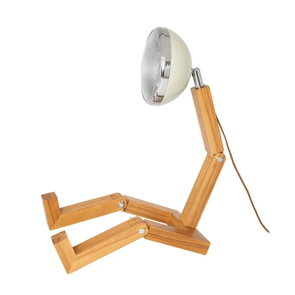 Unknown - Mr. Wattson Lampe de Table Mega Vintage White Piffany Copenhagen