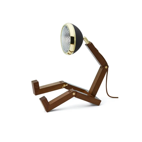 Unknown - Mr. Wattson Lampe de Table Smoked Ash/Brass/Matt Black Piffany Copenhagen
