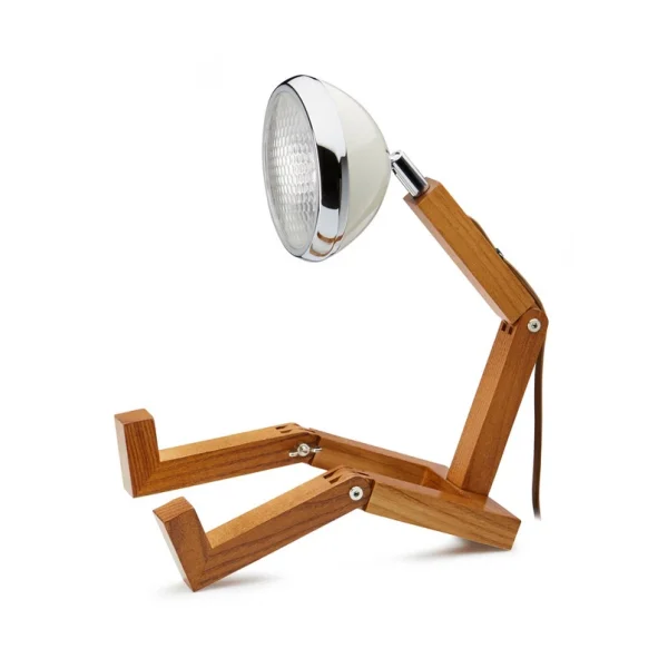 Unknown - Mr. Wattson Lampe de Table Vintage White Piffany Copenhagen